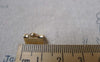 Accessories - 50 Pcs Of KC Gold Rose Gold Tone Iron Ribbon Ends Clamps Fasteners Clasps 10mm A7288