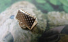 Accessories - 50 Pcs Of KC Gold Rose Gold Tone Iron Ribbon Ends Clamps Fasteners Clasps 10mm A7288