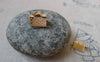 Accessories - 50 Pcs Of KC Gold Rose Gold Tone Iron Ribbon Ends Clamps Fasteners Clasps 8mm A5923