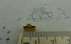 Accessories - 50 Pcs Of KC Gold Rose Gold Tone Iron Ribbon Ends Clamps Fasteners Clasps 8mm A5923