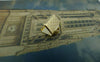 Accessories - 50 Pcs Of KC Gold Rose Gold Tone Iron Ribbon Ends Clamps Fasteners Clasps 8mm A5923