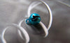 Accessories - 50 Pcs Of Metal Painted Bell Charms Mixed Color 6mm A3856