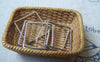 Accessories - 50 Pcs Of Platinum Tone Brass Square Rings 14mm A4896