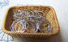 Accessories - 50 Pcs Of Platinum White Gold Tone Brass Seamless Rings 10mm A2137