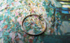 Accessories - 50 Pcs Of Platinum White Gold Tone Brass Seamless Rings 14mm 19gauge A2139