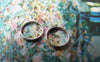 Accessories - 50 Pcs Of Platinum White Gold Tone Brass Seamless Rings 8mm A2136