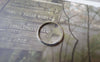 Accessories - 50 Pcs Of Platinum White Gold Tone THICK Brass Seamless Rings 14mm 18gauge A7235