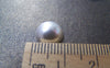 Accessories - 50 Pcs Of Resin Pearl White Round Cameo Cabochons 10mm A3625