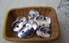 Accessories - 50 Pcs Of Silver Tone Brass Curved Potato Chip Disc Beads Spacer Charms 8x9mm A5022