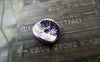 Accessories - 50 Pcs Of Silver Tone Brass Curved Potato Chip Disc Beads Spacer Charms 8x9mm A5022