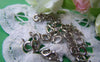 Accessories - 50 Pcs Of Silver Tone Brass Spring Ring Clasps 6mm A3497