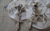 Accessories - 50 Pcs Of Silver Tone Cross Charms 11x21mm A2354