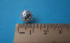 Accessories - 50 Pcs Of Silver Tone Filigree Ball Spacer Beads Size 10mm A5278
