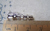 Accessories - 50 Pcs Of Silver Tone Iron Filigree Cone Bead Caps 9x23mm A4731