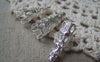Accessories - 50 Pcs Of Silver Tone Iron Filigree Cone Bead Caps 9x23mm A4731