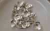 Accessories - 50 Pcs Of Silver Tone Three Leaf Flower Spacer Bead Caps 11mm A7433
