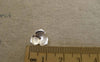 Accessories - 50 Pcs Of Silver Tone Three Leaf Flower Spacer Bead Caps 11mm A7433