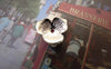 Accessories - 50 Pcs Of Silver Tone Three Leaf Flower Spacer Bead Caps 11mm A7433