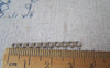 Accessories - 50 Pcs Of Silvery Gray Nickel Tone 10 Hole Connectors 3x35mm A4637