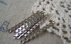 Accessories - 50 Pcs Of Silvery Gray Nickel Tone 10 Hole Connectors 3x35mm A4637