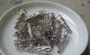 Accessories - 50 Pcs Of Silvery Gray Nickel Tone Filigree Cone Bead Caps 9x23mm A4732