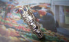 Accessories - 50 Pcs Of Silvery Gray Nickel Tone Filigree Cone Bead Caps 9x23mm A4732