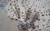 Accessories - 50 Pcs Of Silvery Gray Nickel Tone Filigree Cone Bead Caps 9x23mm A4732