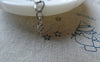 Accessories - 50 Pcs Of Silvery Gray Nickel Tone Steel Precut Extension Chain Link 3mm A5491