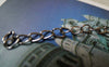 Accessories - 50 Pcs Of Silvery Gray Nickel Tone Steel Precut Extension Chain Link A5492