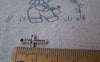 Accessories - 50 Pcs Of Tibetan Silver Antique Silver Cross Charms 7x11mm A4311