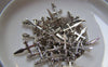 Accessories - 50 Pcs Of Tibetan Silver Antique Silver Cross Charms 9x19mm A2525