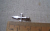 Accessories - 50 Pcs Of Tibetan Silver Antique Silver Cross Charms 9x19mm A2525