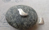 Accessories - 50 Pcs Shiny Silver Tone Rondelle Bird Spacer Beads Charms 7x12mm A6701