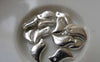 Accessories - 50 Pcs Shiny Silver Tone Rondelle Bird Spacer Beads Charms 7x12mm A6701