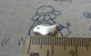 Accessories - 50 Pcs Shiny Silver Tone Rondelle Bird Spacer Beads Charms 7x12mm A6701