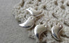 Accessories - 50 Pcs Shiny Silver Tone Rondelle Bird Spacer Beads Charms 7x12mm A6701