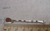 Accessories - 50 Pcs Silver Bobby Pin Wavy Hair Barrette Clips 55mm With 10mm Pad A7079