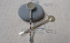 Accessories - 50 Pcs Silver Tone Bobby Pin Hair Sticks Wavy Hair Clips 55mm With 12mm Pad A7078