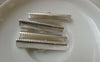 Accessories - 50 Pcs Silver Tone Ribbon Ends Clamps Fasteners Clasps 35mm A6170