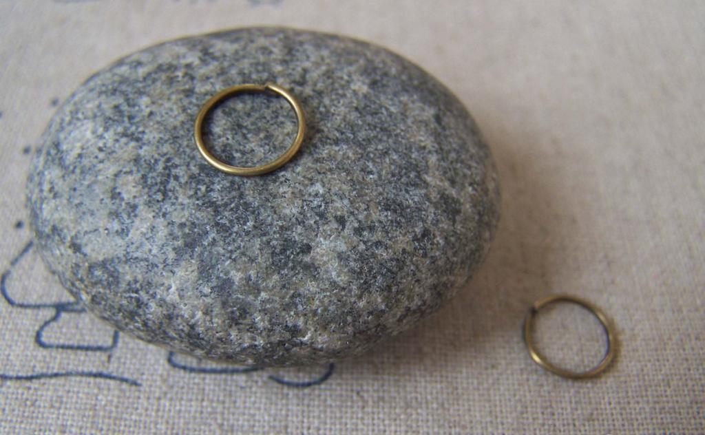 Accessories - 500 Pcs Antique Bronze Iron Jump Rings OD Rings 9mm 22gauge A4499