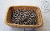 Accessories - 500 Pcs Of Antique Bronze Brass Jump Rings 4mm 22gauge A2343