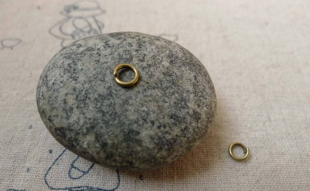 Accessories - 500 Pcs Of Antique Bronze Jump Rings 5mm 19gauge A6241