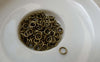 Accessories - 500 Pcs Of Antique Bronze Jump Rings 5mm 19gauge A6241