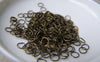 Accessories - 500 Pcs Of Antique Bronze Jump Rings 5mm 25gauge A3307