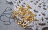 Accessories - 500 Pcs Of Gold Tone Mini Screw Eye Pins 4x8mm -------- 19 Gauge A4823