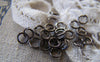 Accessories - 500 Pcs Of Gunmetal Black Jump Rings 4mm 22gauge A2341