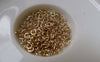 Accessories - 500 Pcs Of KC Gold Plated Jump Rings Size 3mm 25gauge A6067