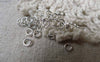 Accessories - 500 Pcs Of Silver Tone Jump Rings Size 3mm 25gauge A6758