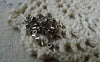 Accessories - 500 Pcs Of Silvery Gray Nickel Tone Brass Crimp Tubes 2mm A5674