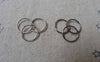 Accessories - 500 Pcs Platinum Gunmetal Metal Iron Jump Rings Size 10mm 22gauge